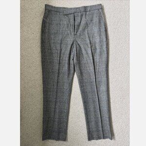 Polo Ralph Lauren wool houndstooth cropped pants trousers 10